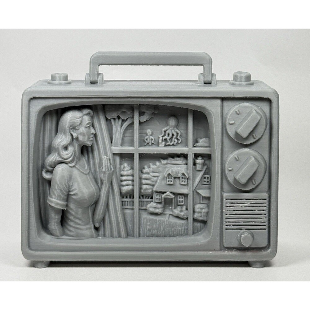 Octopus Dreams TV Surreal 6” Sculpture Toy